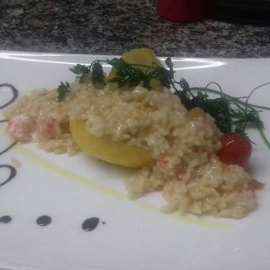 risotto gamberi e limone